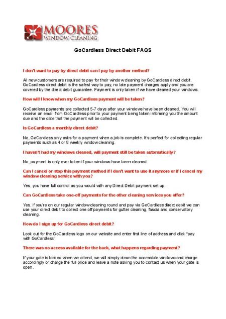 GOCardless FAQ's
