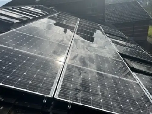 Click Here To Enlarge This Photo Of Solar Panel Cleaning