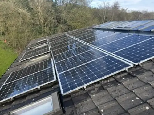 Click Here To Enlarge This Photo Of Solar Panel Cleaning
