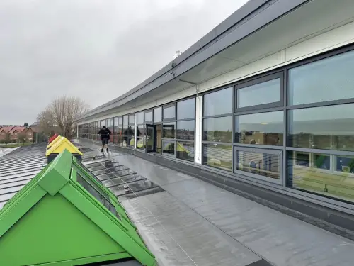 Click Here To Enlarge This Photo Of Commercial Window Cleaning