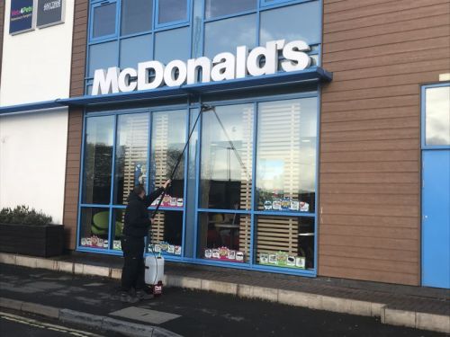 Click Here To Enlarge This Photo Of Commercial Window Cleaning