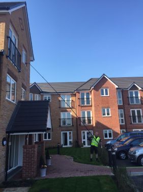 Click Here To Enlarge This Photo Of Commercial Window Cleaning