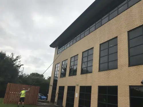 Click Here To Enlarge This Photo Of Commercial Window Cleaning