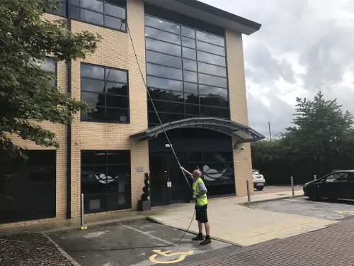 Click Here To Enlarge This Photo Of Commercial Window Cleaning