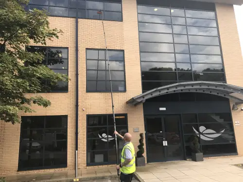 Click Here To Enlarge This Photo Of Commercial Window Cleaning
