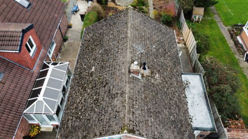 Click Here To Enlarge This Photo Of Roof Cleaning and Treatment