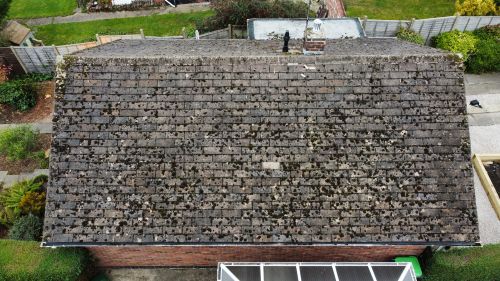 Click Here To Enlarge This Photo Of Roof Cleaning and Treatment